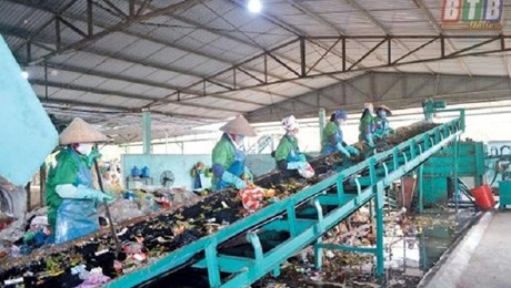 Công tác xử lý rác thải
